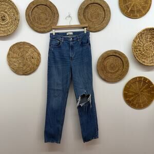 Abercrombie Ultra High Rise The 90s Straight Leg Jeans 31/12